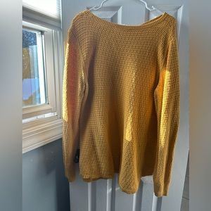 LOFT mustard yellow sweater XL